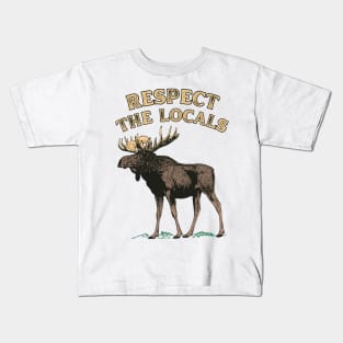 Respect the Locals Moose Kids T-Shirt